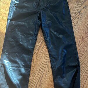 Kut from the Kloth Kelsey Coated High Rise Ankle Flare Size 1414 / Black